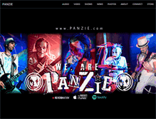 Tablet Screenshot of panzie.com